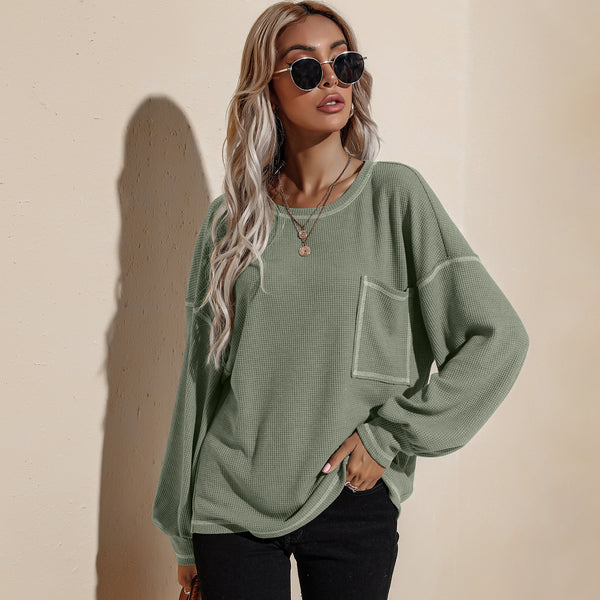 Autumn and winter tops fashion sweater women loose