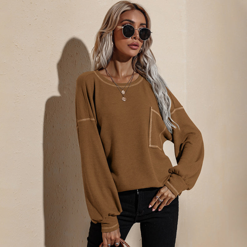 Autumn and winter tops fashion sweater women loose