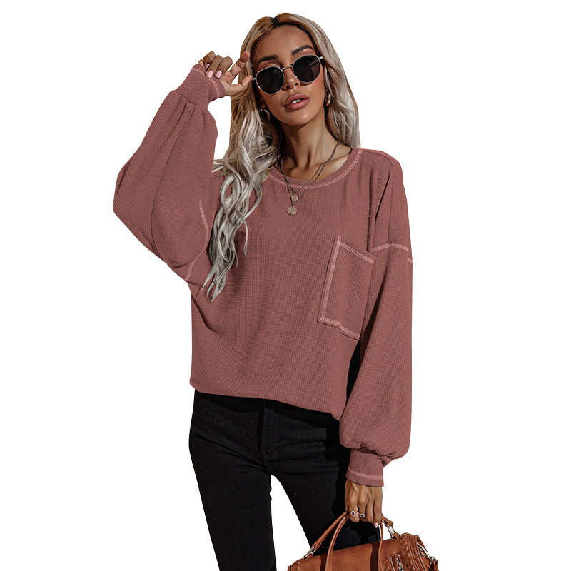 Autumn and winter tops fashion sweater women loose