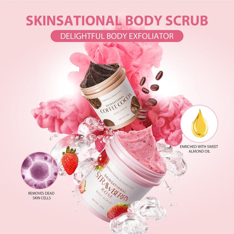 Skin Sational Strawberry Rose Body Scrub