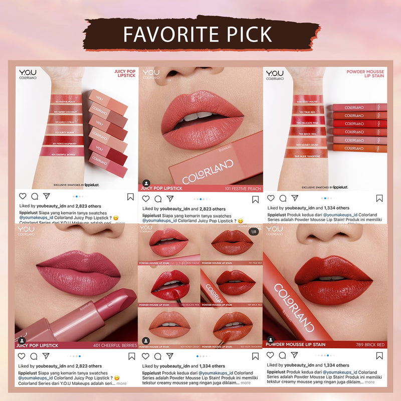 Colorland Juicy Pop Lipstick