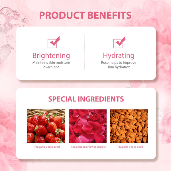 Skin Sational Strawberry Rose Body Scrub