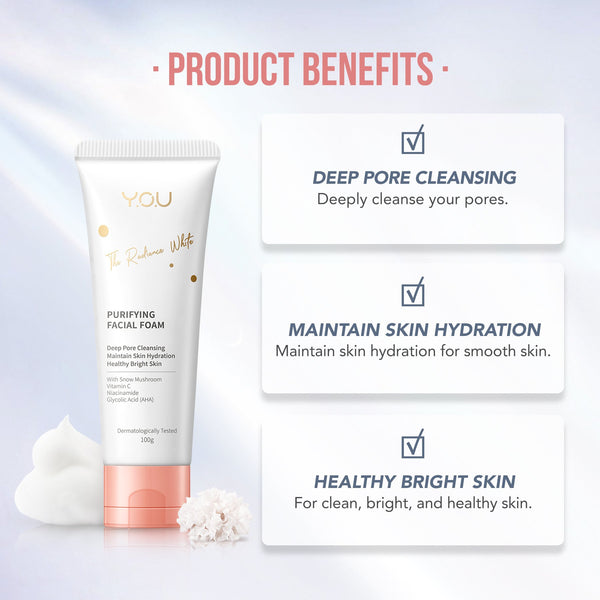 The Radiance White Purifying Facial Foam
