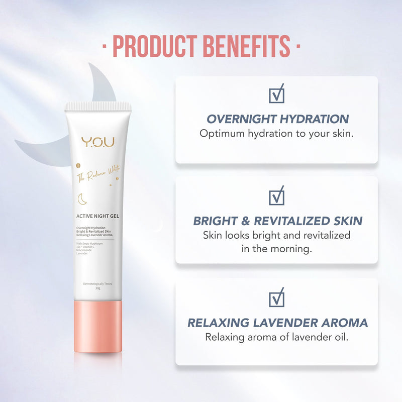 The Radiance White Active Night Gel
