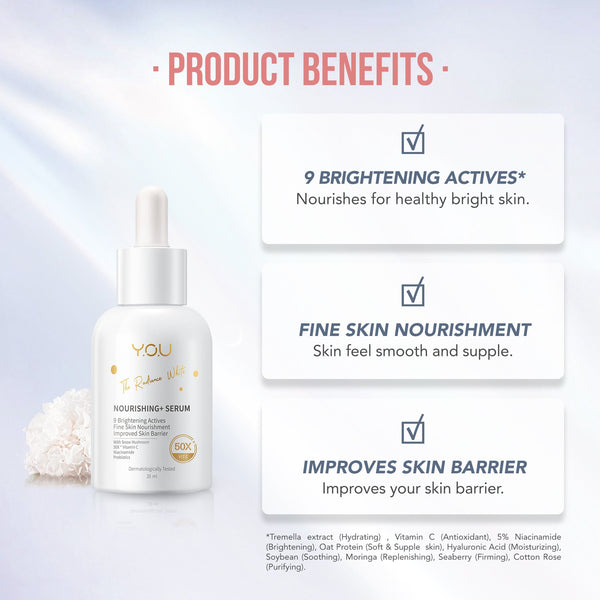The Radiance White Nourishing+Serum