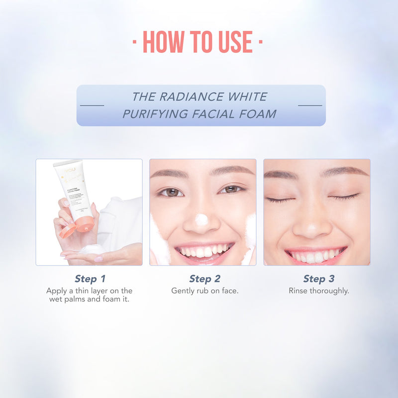 The Radiance White Purifying Facial Foam