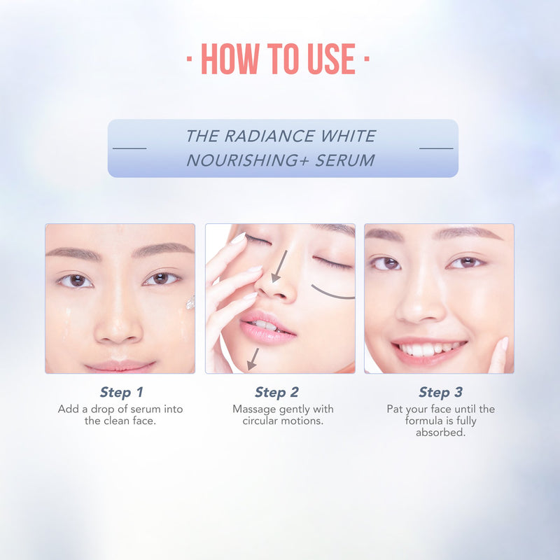 The Radiance White Nourishing+Serum