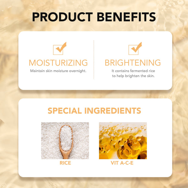 Sleep 'n Beauty Rice ACE Sleeping Mask