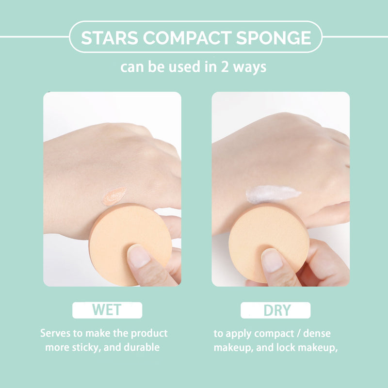 Glam Fix Star Compact Sponge Circle