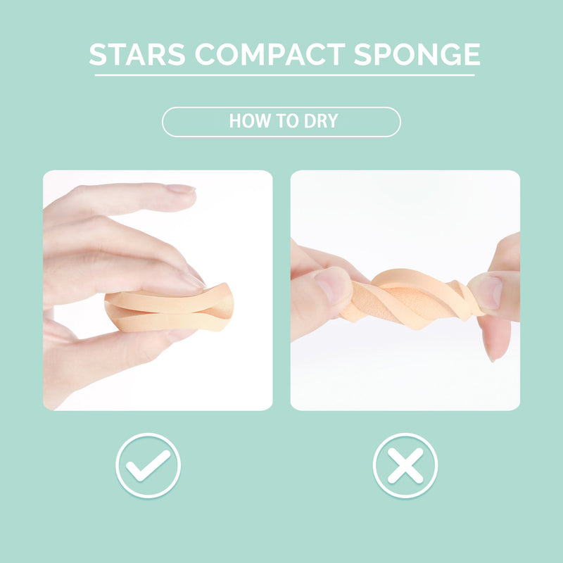 Glam Fix Star Compact Sponge Circle