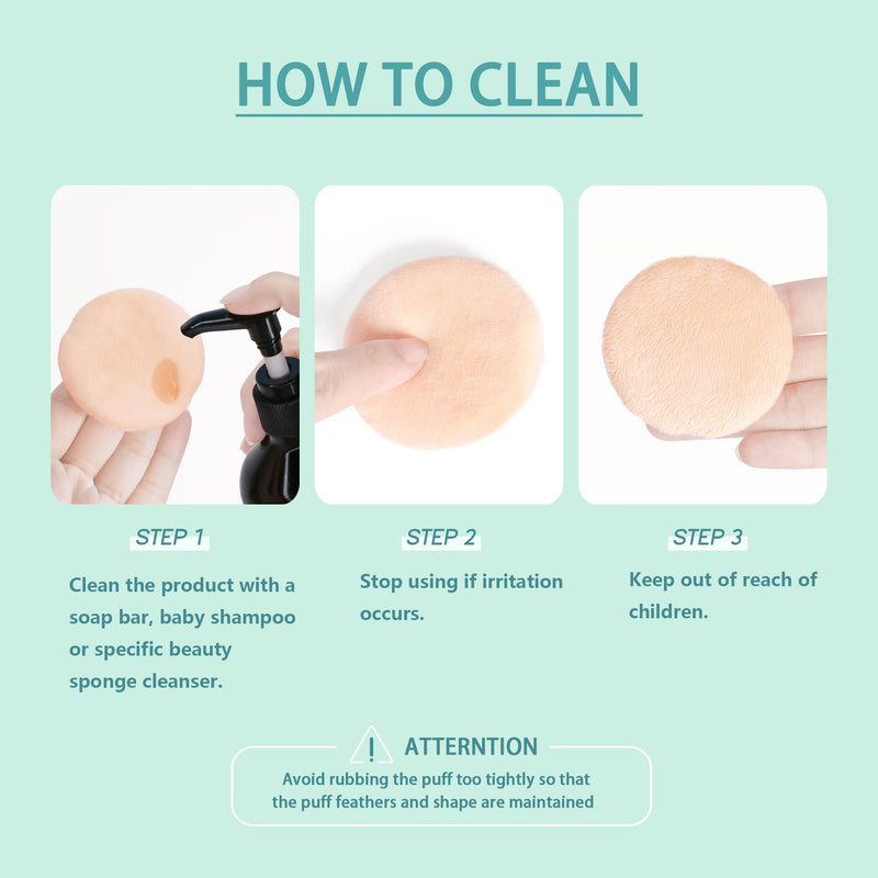Glam Fix Camelia Loose Powder Puff