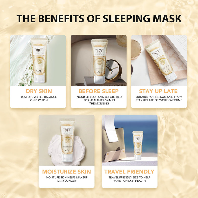 Sleep 'n Beauty Rice ACE Sleeping Mask