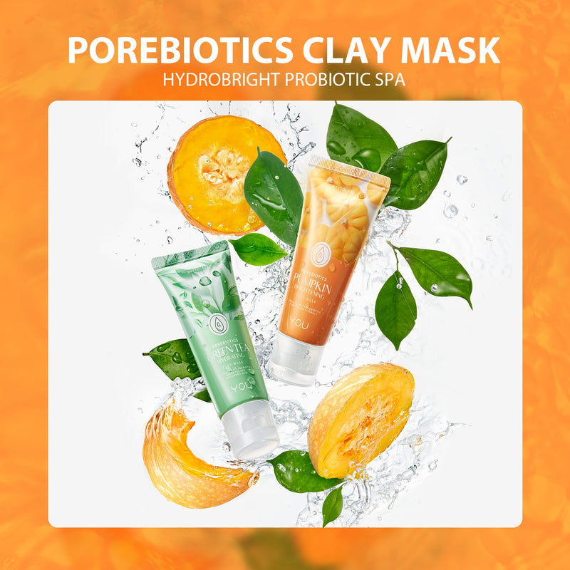 PoreBiotics Pumpkin Brightening Clay Mask