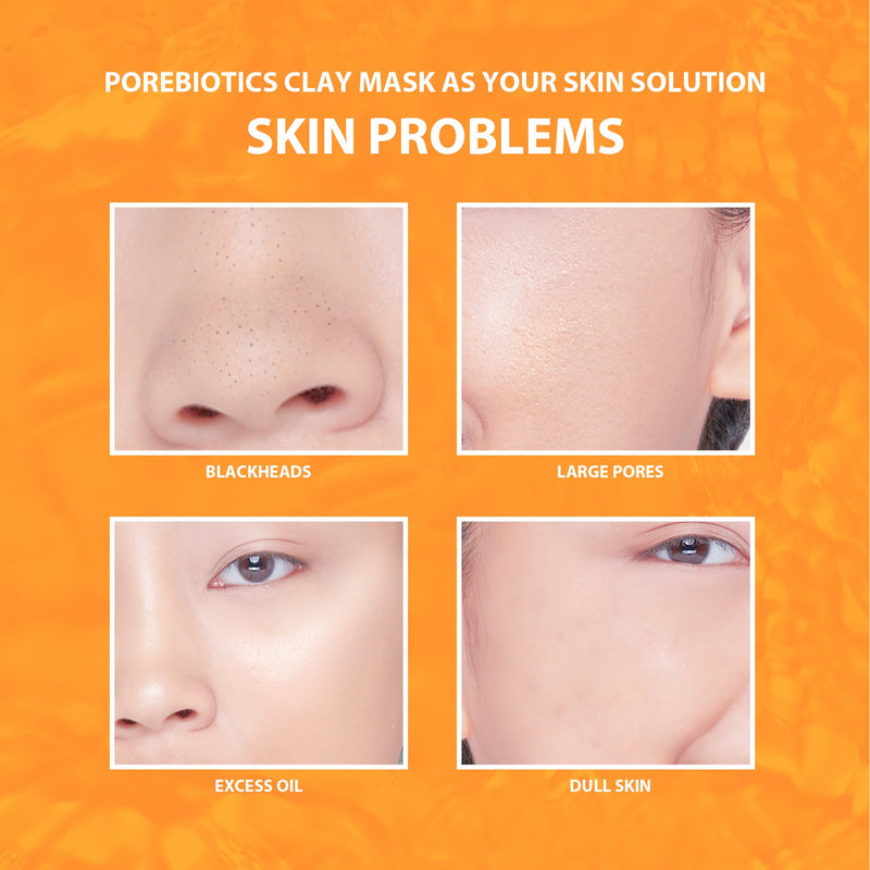 PoreBiotics Pumpkin Brightening Clay Mask