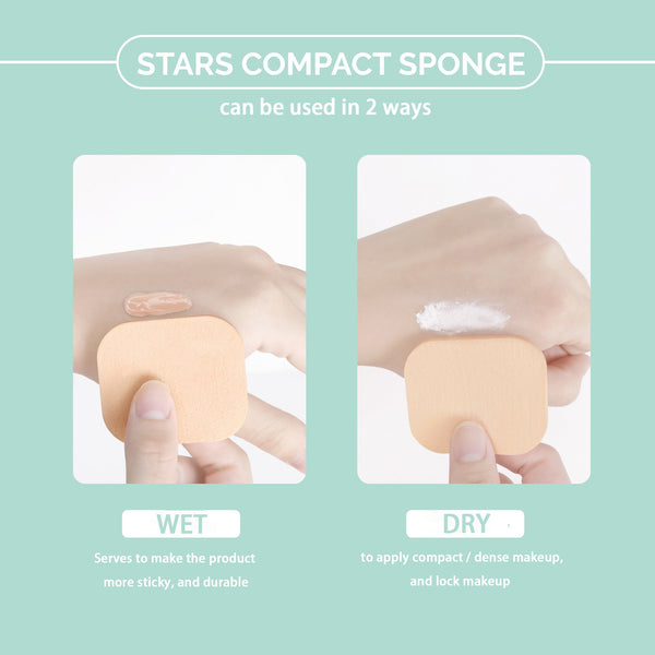 Glam Fix Star Compact Sponge Square